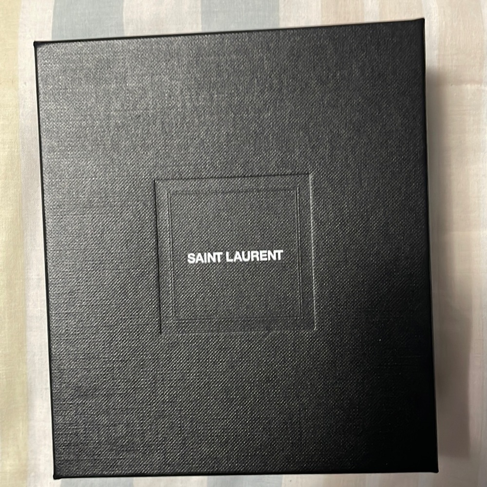 Authentic YSL wallet box (BOX ONLY)